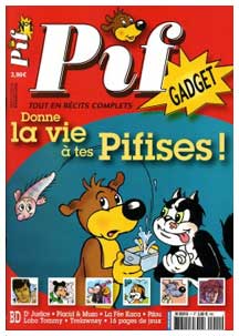 Pif Gadget cover, by Bernard Ciccolini
