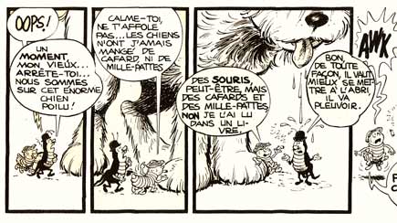 comic art by Dennis Collins