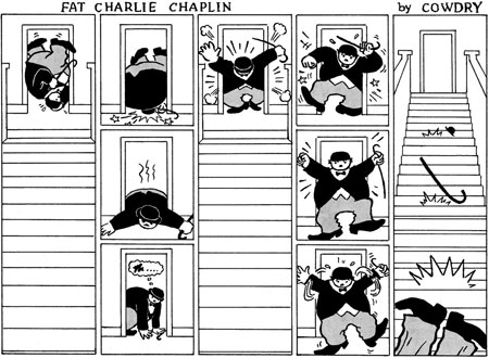 Fat Charlie Chaplin by Richard Cowdry