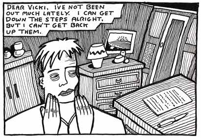 comic art by Darryl Cunningham (1990)