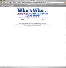 Jerry Bail's Who's Who of American Comic Books