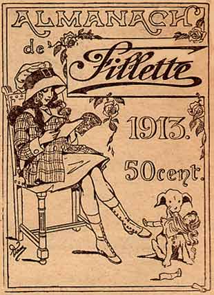 Almanach de Fillette, by Dam