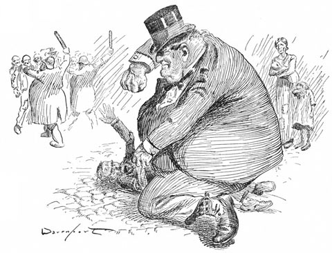 Cartoon by Homer Calvin Davenport