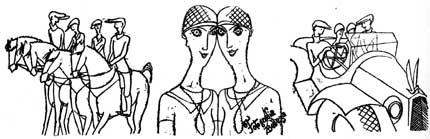 comic art by José Sobral de Almada Negreiros 1926