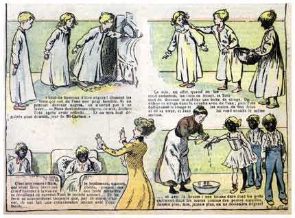 Négrillons, from Semaine de la Suzette, by R. de la Nezière 1910