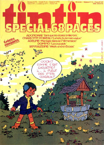 Tintin cover by Bob de Roover