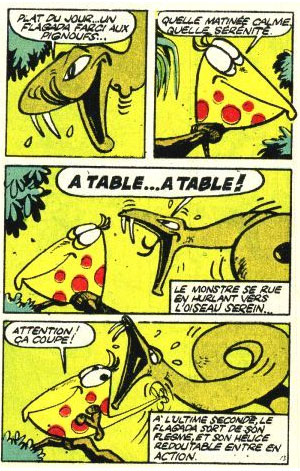 First Flagada comic, by Charles Degotte