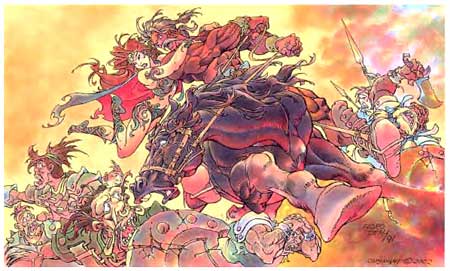 Battle, by Floro Dery