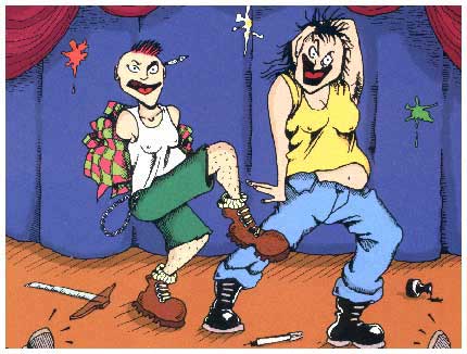 comic artwork by Diane DiMassa