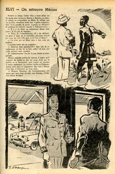 illustrations for Bernadette, art by Alain d'Orange (1952)