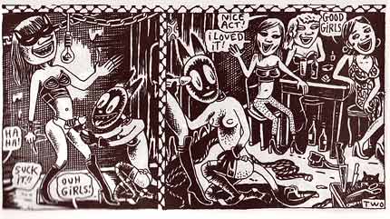 comic art by Julie Doucet