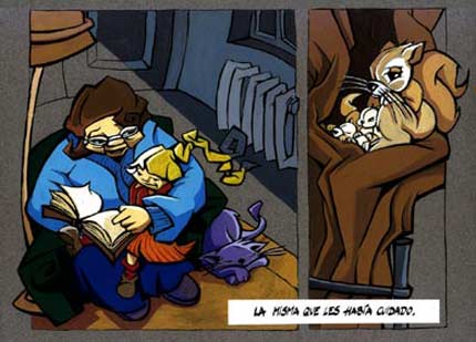 comic art by Cristina Durán