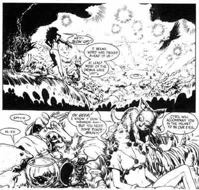 comic art by Michal Dutkiewicz