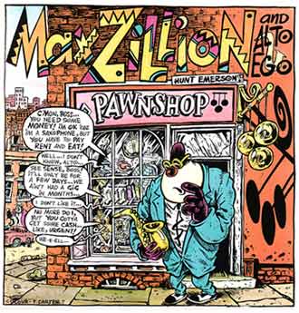 Max Zillion, by Hunt Emerson
