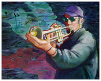 self-portrait by Frank Emery