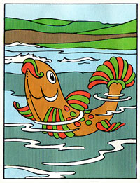 Het Tovervisje by Bart van Erkel