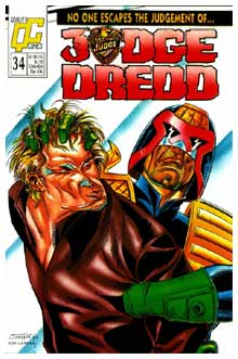Cover for Judge Dredd, by Jim Fern