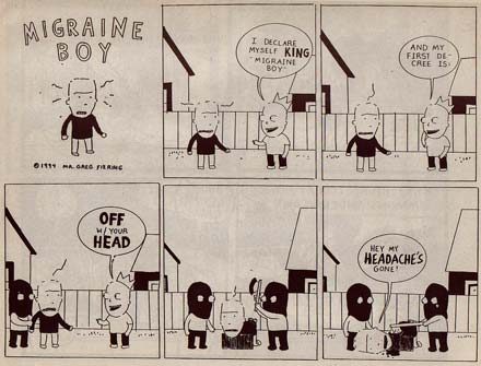 Migraine Boy, by Greg Fiering