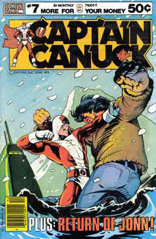 Captain canuck cover, by George Freeman