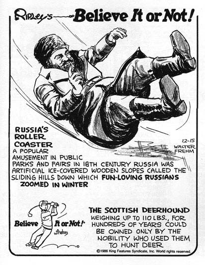 Ripley's Believe It Or Not by Walter Frehm