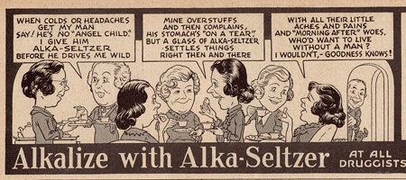 Alka Seltzer ad by G.W. French