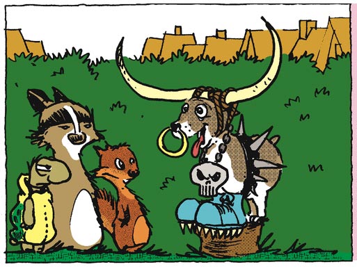 Over The Hedge by Michael Fry