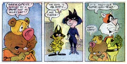 Cap'n Catnip & Womble, by Tim Fuller