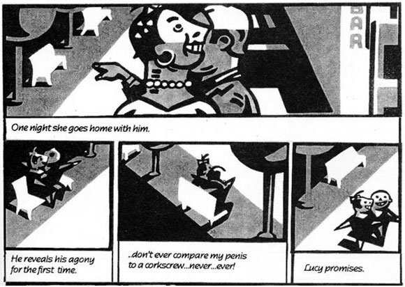 Stripburger comic by Ursula Furst