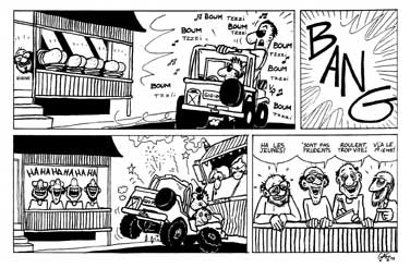 comic art by Andre Gagnon