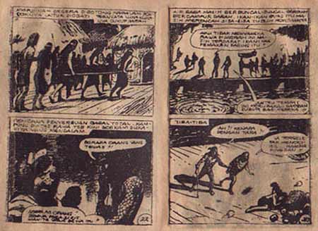 comic art by Ganes T.H.