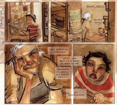 comic art by Esther Gili