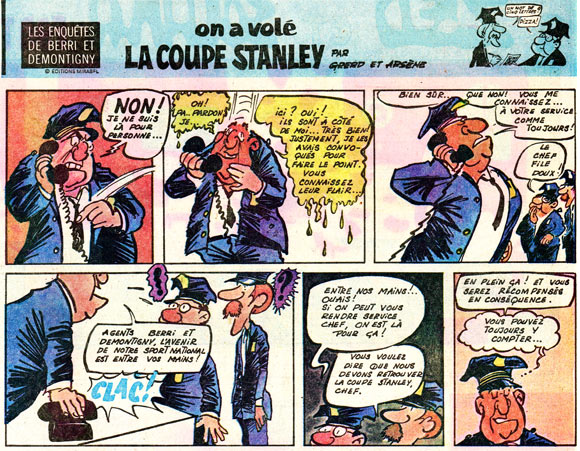 On a volé la Coupe Stanley by Jean-Pierre Girerd