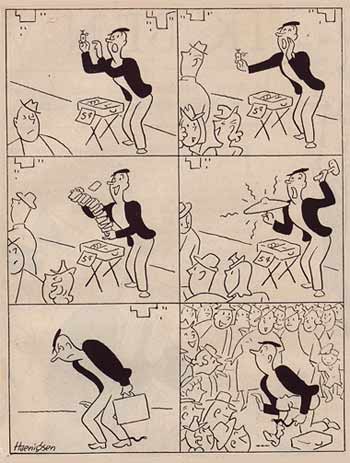 comic art by Harry Haenigsen