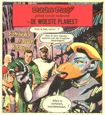 Dan Dare in Dutch, by Frank Hampson 1960