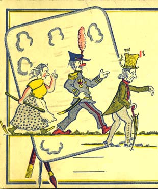 De Zoon van Prikkebeen, cover detail, by Jac. A. Hazelaar Jan