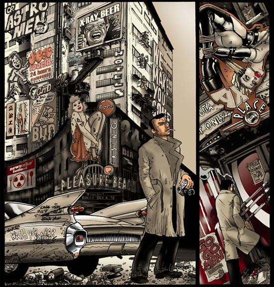 Comic art by John Heijink