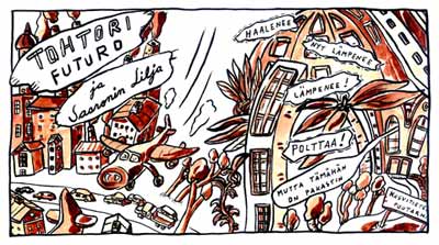 comic art by Jyrka Heikkinen