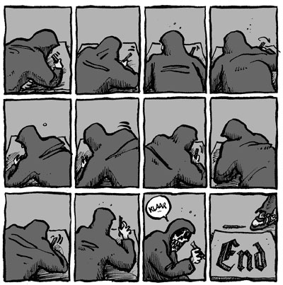 comic by Albo Helm from Straatnieuws #13, 2007