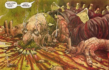 comic art by John Hickleton