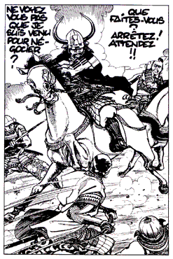 comic panel by Hiroshi Hirata