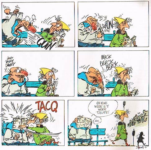 Comic strip for Spirou +5 (1983)