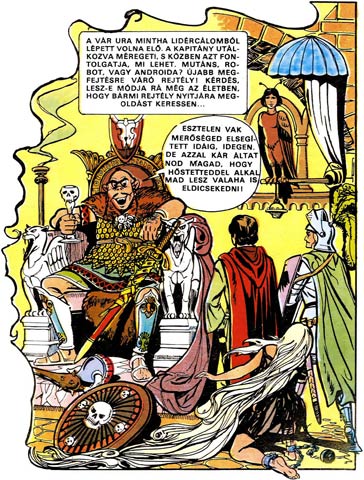 The enchanted planet, artwork by Attila Fazekas