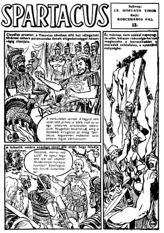 Spartacus, artwork by Pal Korcsmáros