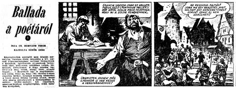 Ballad of the poet, artwork by Imre Sebök