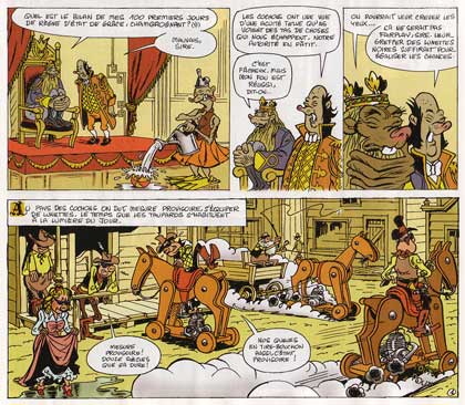 comic from Fluide Glacial, by Jean-Pierre Hugot