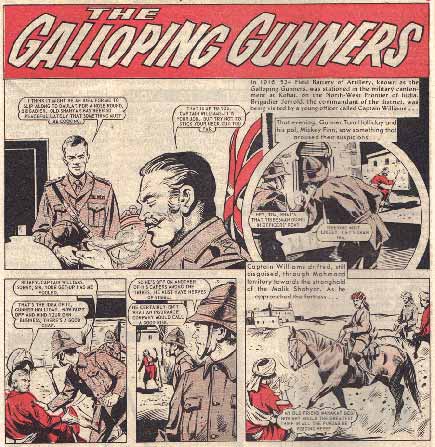 The Galloping Gunners by Vicente Ibáñez Sanchis