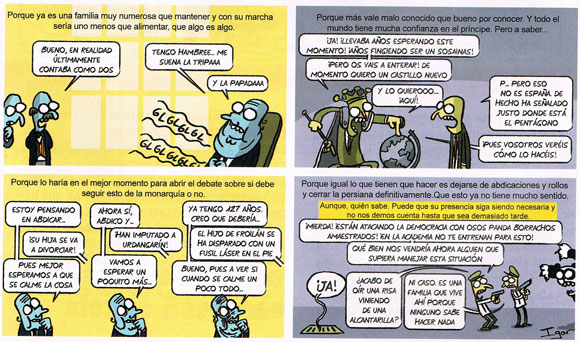 Debe Abdicar El Rey? by Igor