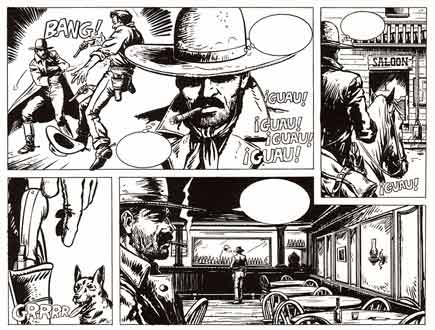 comic art by Francesc Infante