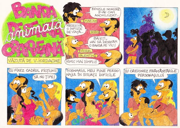 Comic art by Valentin Iordache