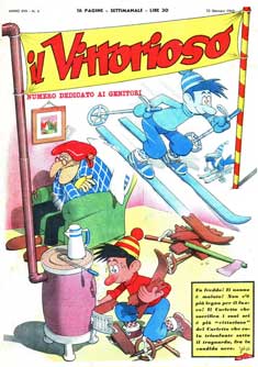 cover for Il Vittorioso by Benito Jacovitti